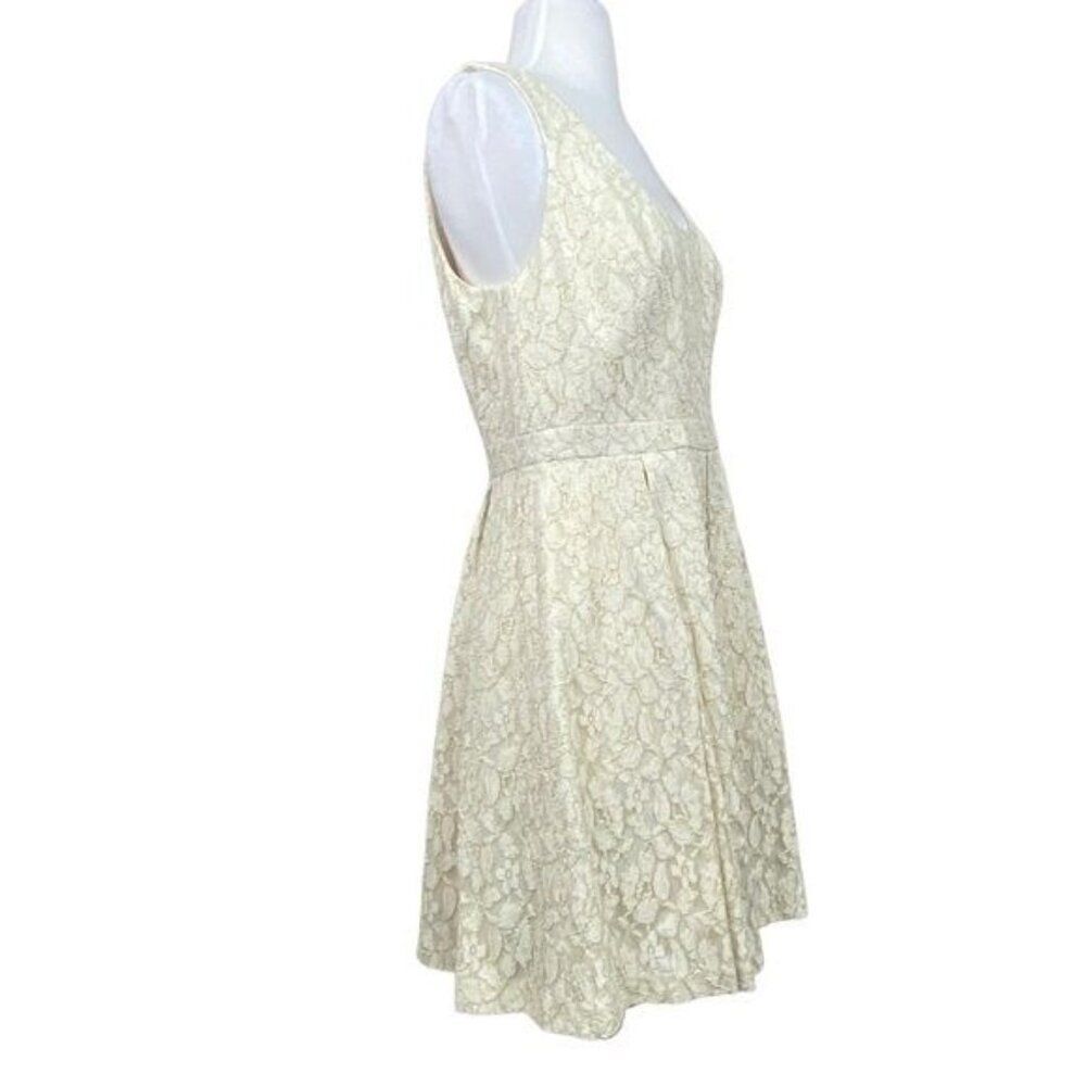 Aiden by Aiden Mattox Dress Size 12 NWT Ivory - Picture 3 of 7